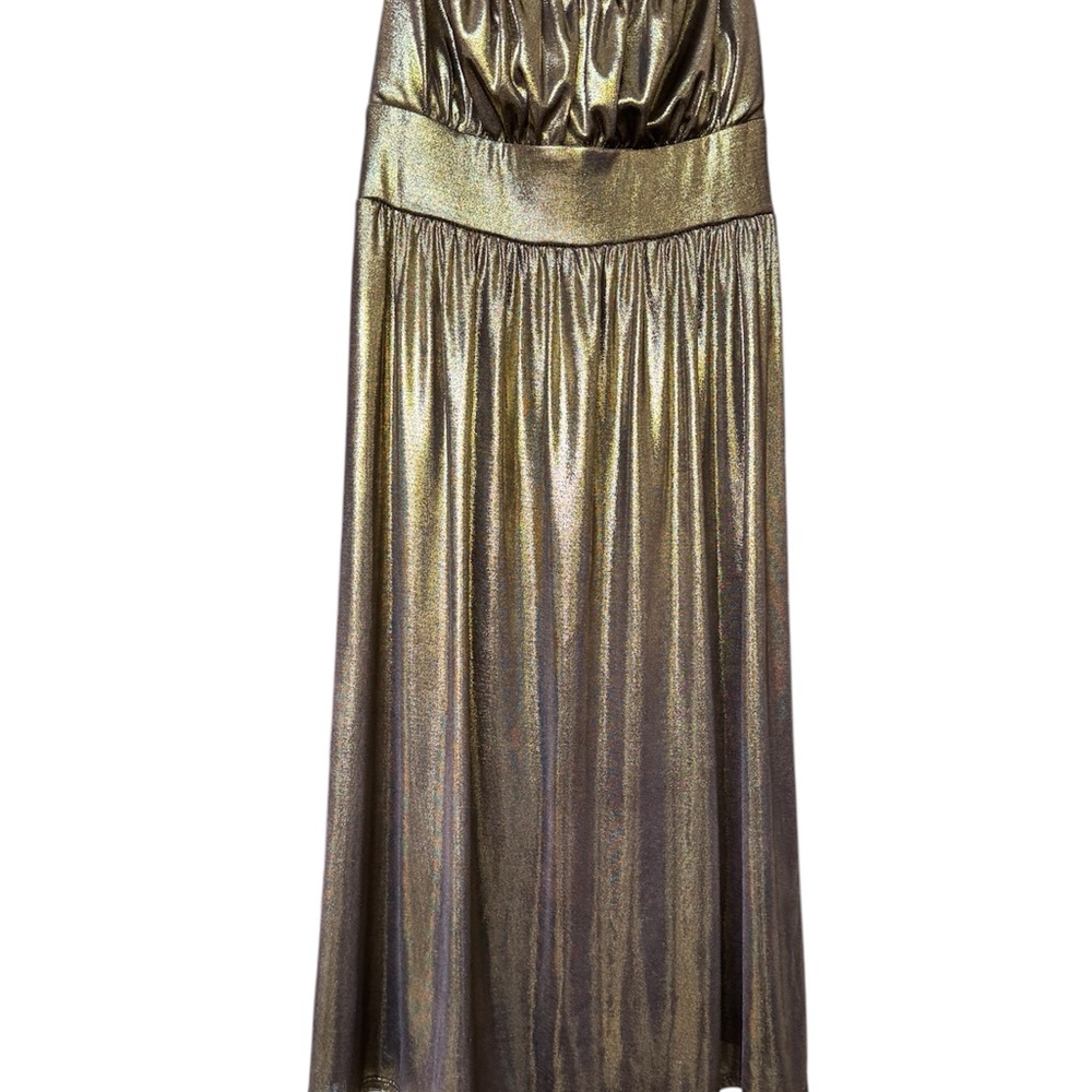 Women Elegant Rose Gold Maxi dress